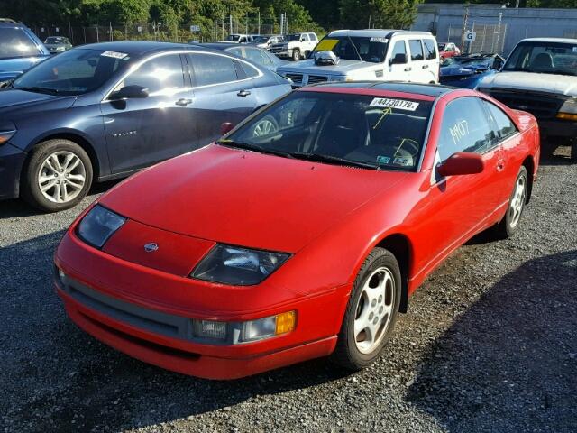 JN1RZ26H6PX537921 - 1993 NISSAN 300ZX 2+2 RED photo 2