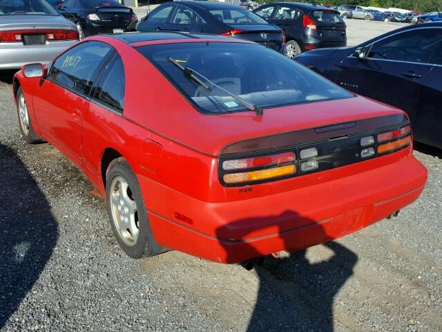 JN1RZ26H6PX537921 - 1993 NISSAN 300ZX 2+2 RED photo 3