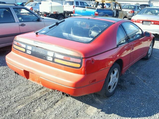 JN1RZ26H6PX537921 - 1993 NISSAN 300ZX 2+2 RED photo 4