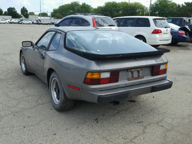 WP0AA0940DN463157 - 1983 PORSCHE 944 CHARCOAL photo 3