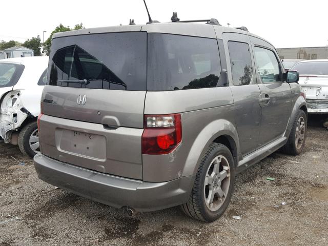 5J6YH18957L000406 - 2007 HONDA ELEMENT SC GRAY photo 4