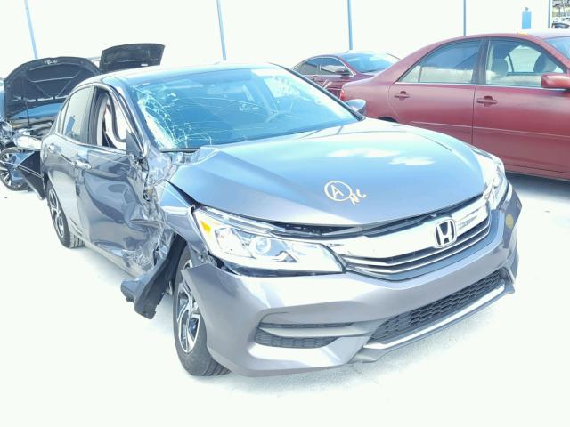 1HGCR2F37GA018825 - 2016 HONDA ACCORD GRAY photo 1