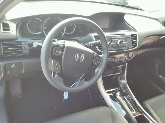 1HGCR2F37GA018825 - 2016 HONDA ACCORD GRAY photo 9