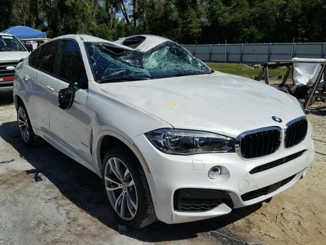 5UXKU2C31H0U29012 - 2017 BMW X6 XDRIVE3 WHITE photo 1