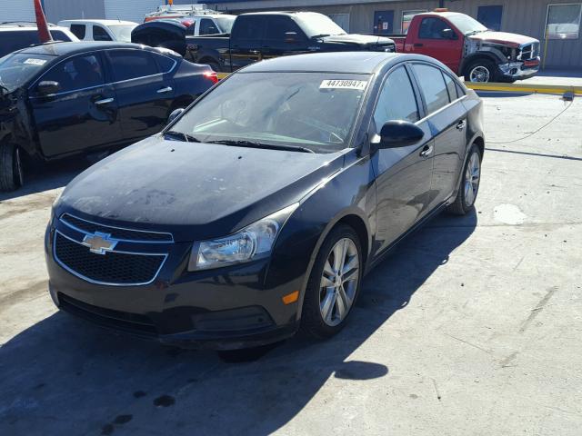 1G1PH5S95B7152391 - 2011 CHEVROLET CRUZE LTZ GRAY photo 2