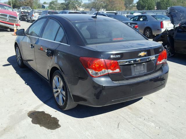 1G1PH5S95B7152391 - 2011 CHEVROLET CRUZE LTZ GRAY photo 3