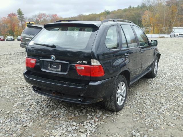 5UXFA13565LY23007 - 2005 BMW X5 3.0I BLACK photo 4