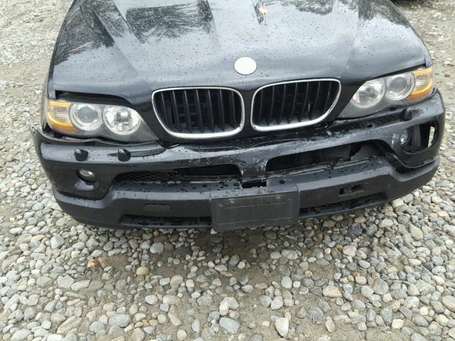 5UXFA13565LY23007 - 2005 BMW X5 3.0I BLACK photo 9