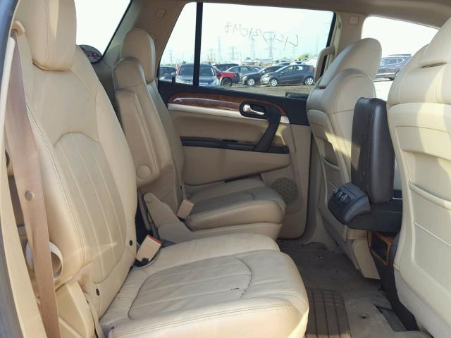 5GAEV23D19J130041 - 2009 BUICK ENCLAVE CX TAN photo 6