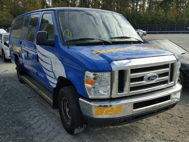 1FBSS3BL6EDA57397 - 2014 FORD ECONOLINE BLUE photo 1