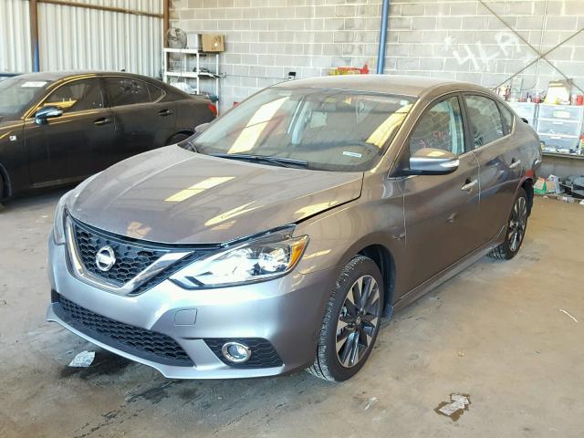 3N1AB7AP8HY341296 - 2017 NISSAN SENTRA S GRAY photo 2