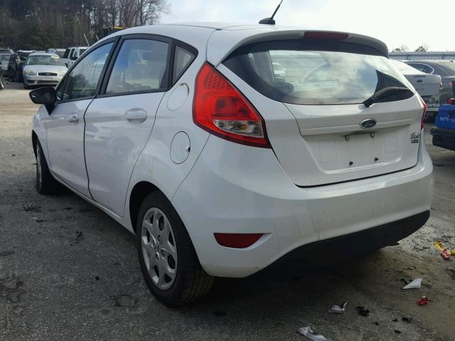 3FADP4TJ7DM171331 - 2013 FORD FIESTA S WHITE photo 3