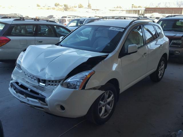 JN8AS58T09W057260 - 2009 NISSAN ROGUE WHITE photo 2