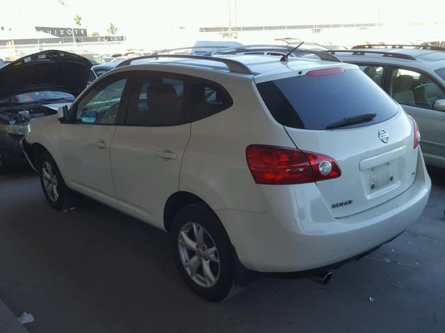 JN8AS58T09W057260 - 2009 NISSAN ROGUE WHITE photo 3