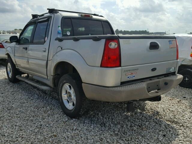 1FMZU67E51UC47844 - 2001 FORD EXPLORER S SILVER photo 3