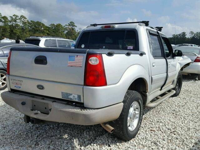 1FMZU67E51UC47844 - 2001 FORD EXPLORER S SILVER photo 4