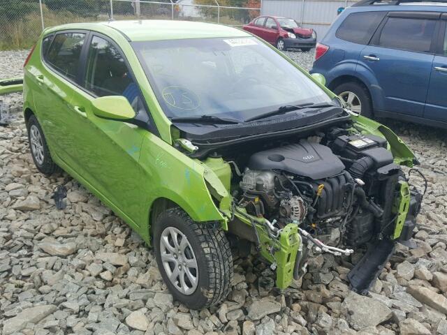 KMHCT5AE6DU115529 - 2013 HYUNDAI ACCENT GLS GREEN photo 1