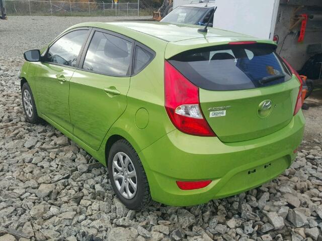 KMHCT5AE6DU115529 - 2013 HYUNDAI ACCENT GLS GREEN photo 3