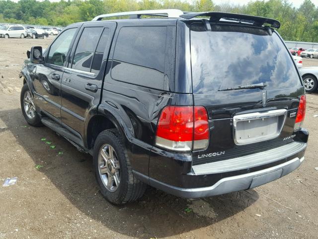 5LMEU78H73ZJ37104 - 2003 LINCOLN AVIATOR BLACK photo 3