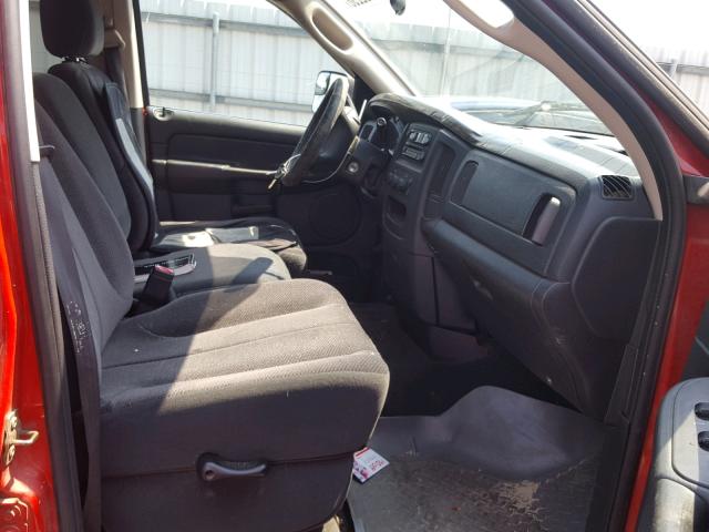 3D7KA28D23G714002 - 2003 DODGE RAM 2500 S RED photo 5