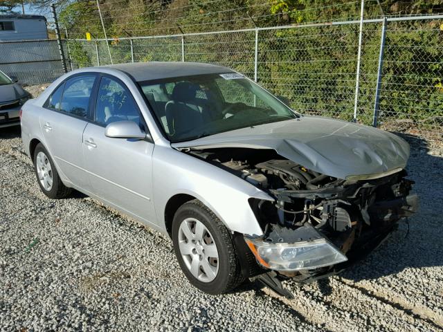 5NPET46C28H393522 - 2008 HYUNDAI SONATA GLS SILVER photo 1