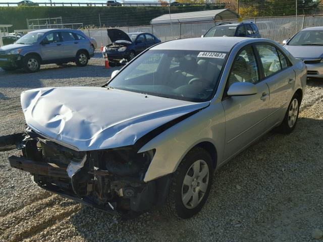 5NPET46C28H393522 - 2008 HYUNDAI SONATA GLS SILVER photo 2