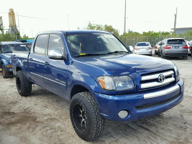 5TBET34146S535638 - 2006 TOYOTA TUNDRA DOU BLUE photo 1