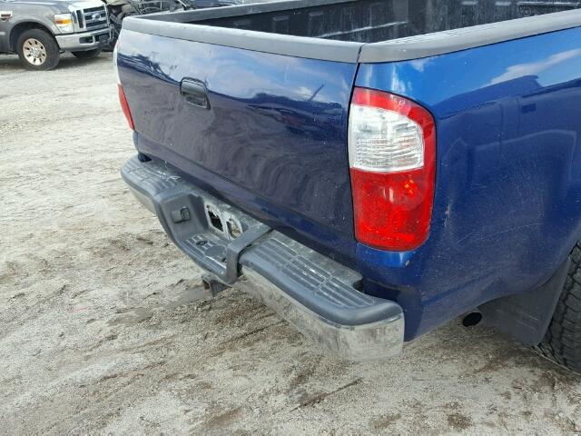 5TBET34146S535638 - 2006 TOYOTA TUNDRA DOU BLUE photo 9