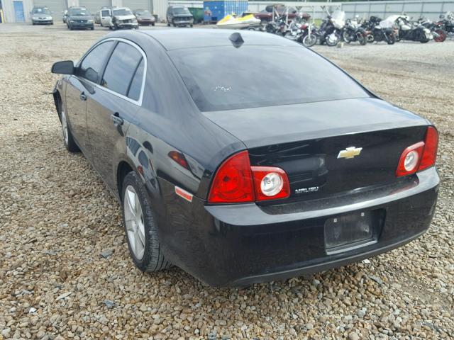 1G1ZB5E0XCF199785 - 2012 CHEVROLET MALIBU LS 黑色 照片 3