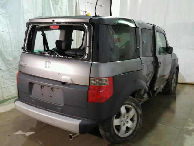 5J6YH28695L008260 - 2005 HONDA ELEMENT EX GRAY photo 4