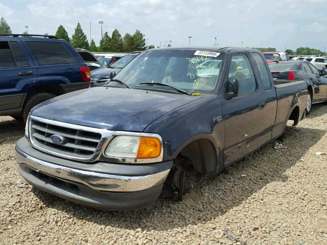 2FTRX17284CA79657 - 2004 FORD F-150 HERI BLUE photo 2