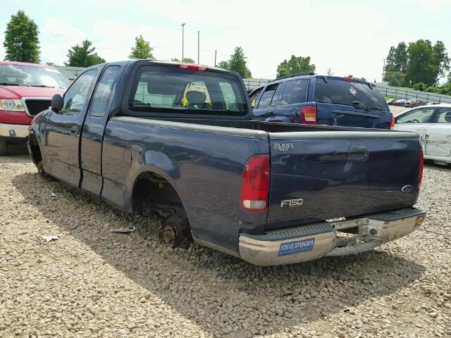 2FTRX17284CA79657 - 2004 FORD F-150 HERI BLUE photo 3