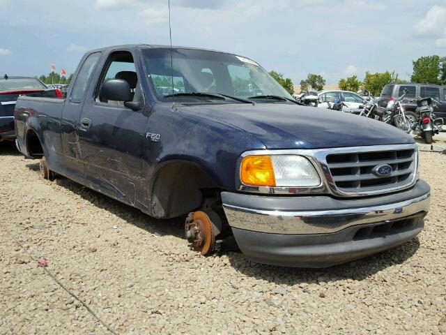 2FTRX17284CA79657 - 2004 FORD F-150 HERI BLUE photo 9