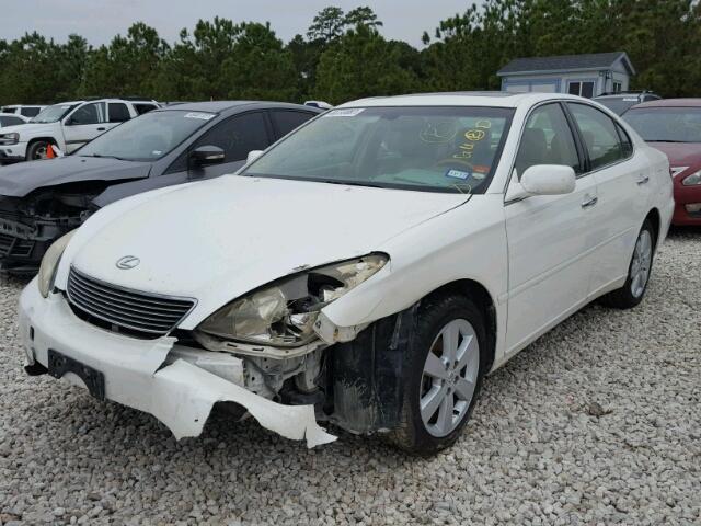 JTHBA30G655063908 - 2005 LEXUS ES 330 WHITE photo 2