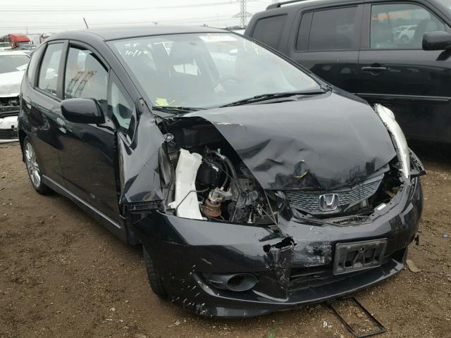 JHMGE88609S040554 - 2009 HONDA FIT Siyah fotoğraf 1