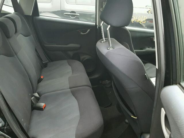 JHMGE88609S040554 - 2009 HONDA FIT Siyah fotoğraf 6