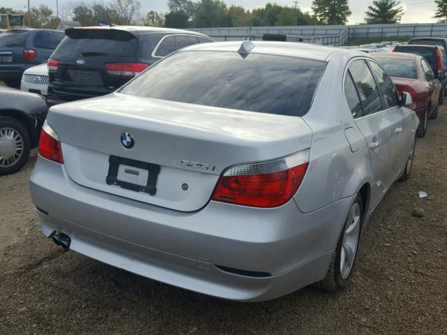 WBANA53534B852888 - 2004 BMW 525 I SILVER photo 4