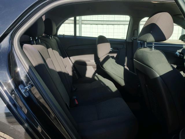 1G1ZC5EB6AF214360 - 2010 CHEVROLET MALIBU შავი ფოტო 6