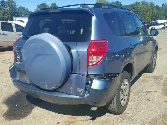 JTMZD33VX65029912 - 2006 TOYOTA RAV4 BLUE photo 4