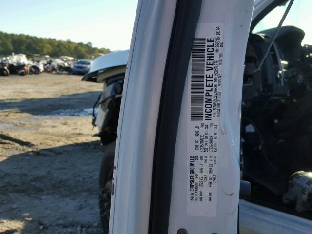 3C7WRSBL2EG306836 - 2014 RAM 3500 WHITE photo 10