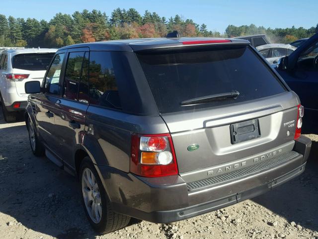 SALSK25448A148998 - 2008 LAND ROVER RANGE ROVE GRAY photo 3