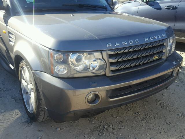 SALSK25448A148998 - 2008 LAND ROVER RANGE ROVE GRAY photo 9