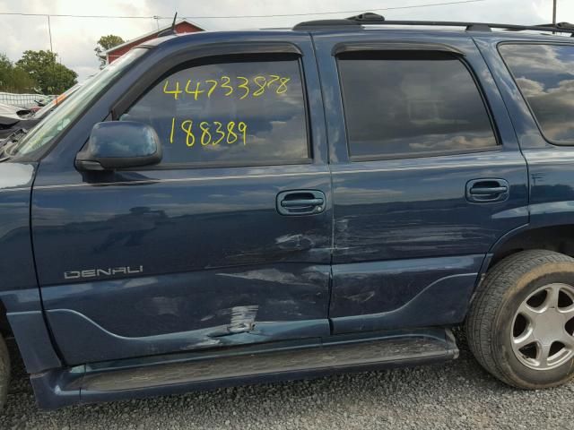 1GKEK63U15J247681 - 2005 GMC YUKON DENA GREEN photo 9