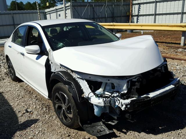 1HGCR2F33HA060085 - 2017 HONDA ACCORD LX WHITE photo 1