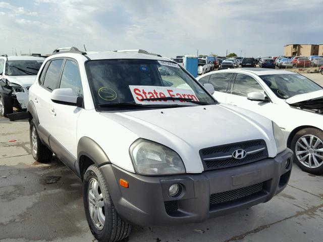 KM8JN12D96U321446 - 2006 HYUNDAI TUCSON GLS WHITE photo 1