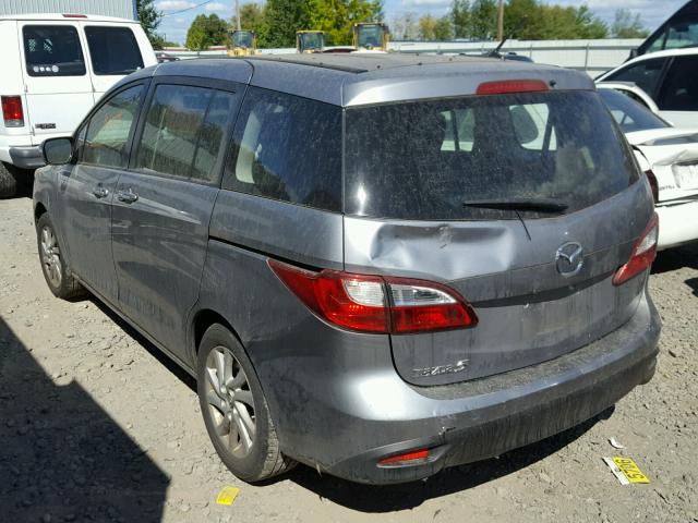 JM1CW2BL1E0172723 - 2014 MAZDA 5 SPORT GRAY photo 3