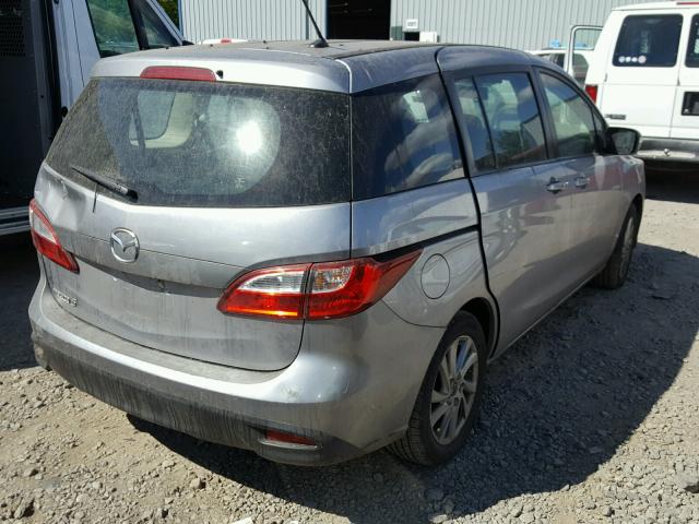 JM1CW2BL1E0172723 - 2014 MAZDA 5 SPORT GRAY photo 4