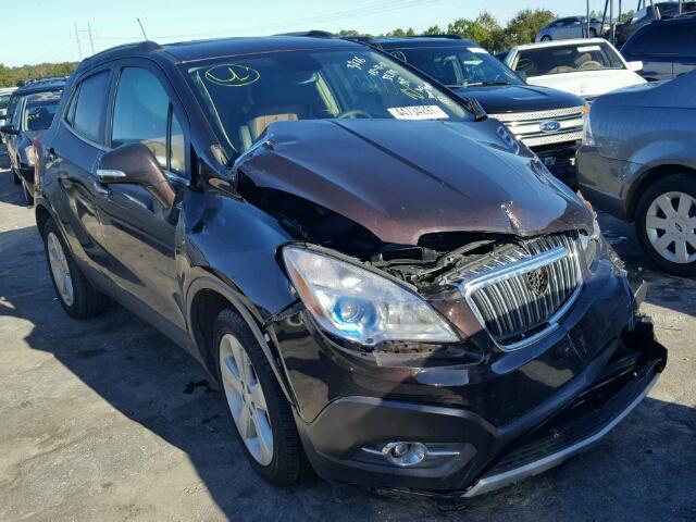 KL4CJCSB9FB080528 - 2015 BUICK ENCORE MAROON photo 1