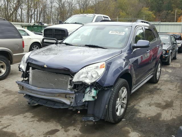 2GNFLNEKXD6356002 - 2013 CHEVROLET EQUINOX LT BLUE photo 2