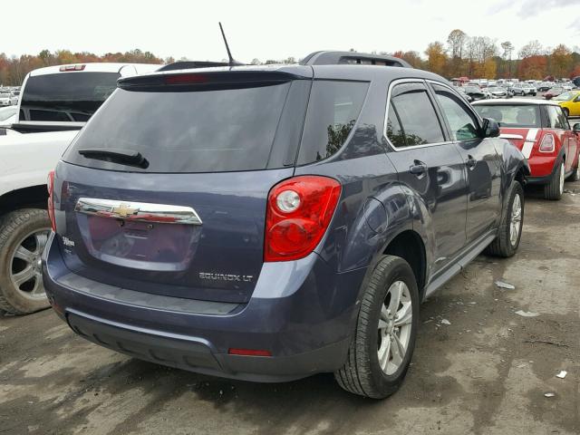 2GNFLNEKXD6356002 - 2013 CHEVROLET EQUINOX LT BLUE photo 4